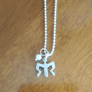 Silver Scott James Ragnar necklace